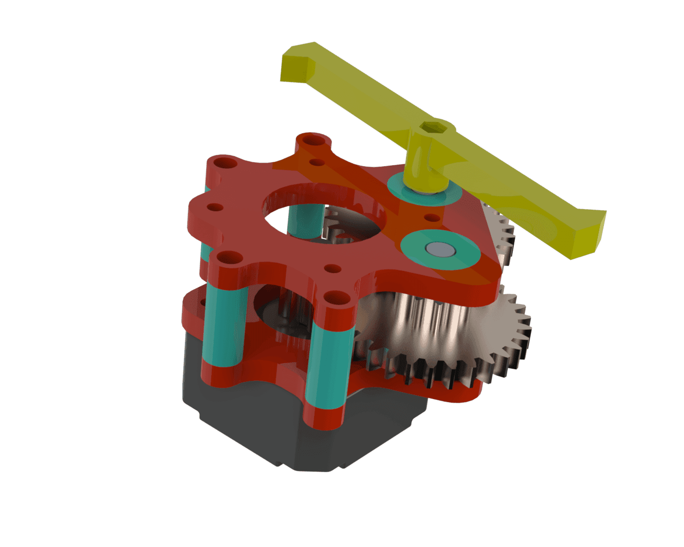 Cardboard Battlebot Gearbox