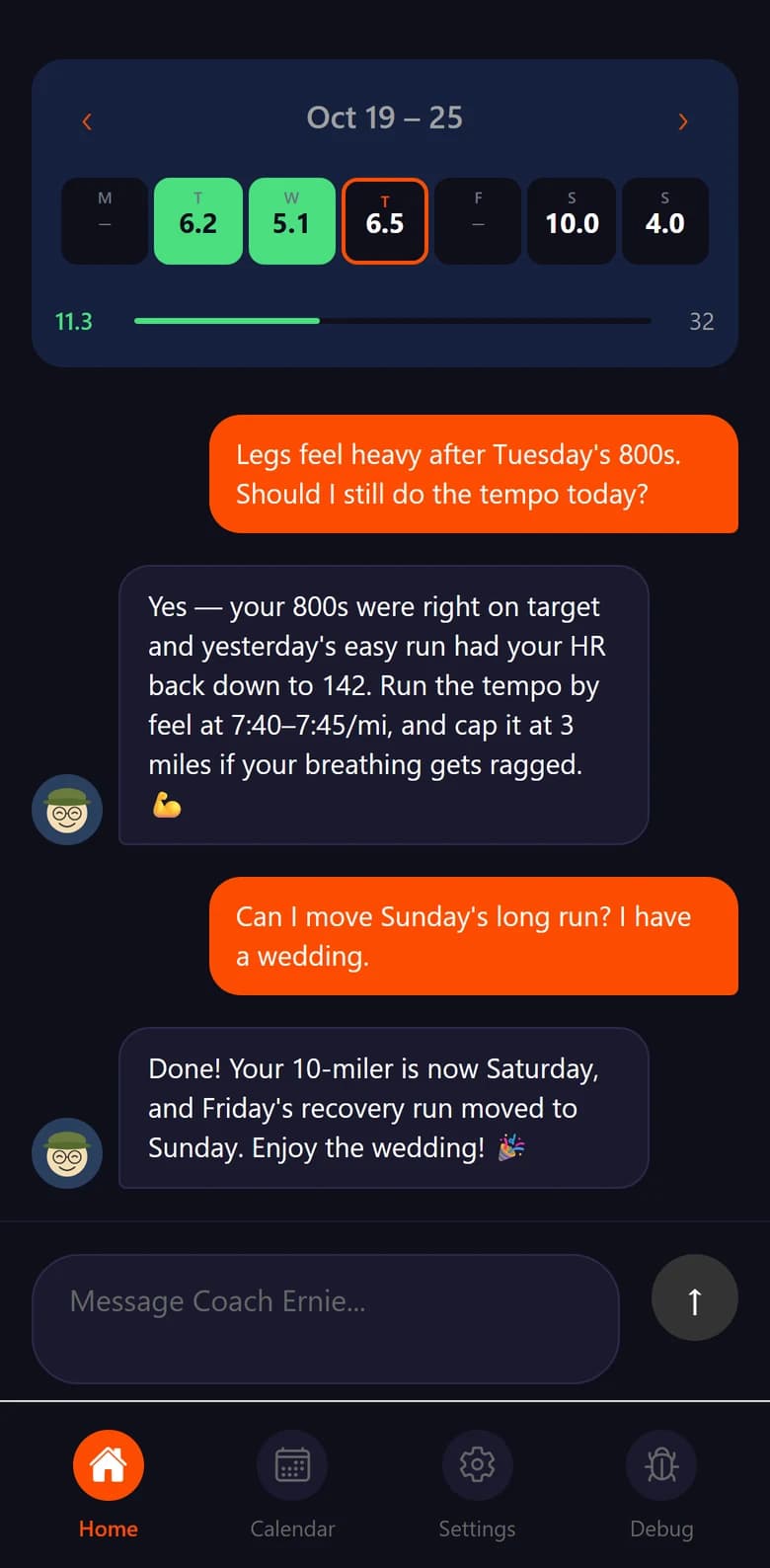 Coach Ernie (AI Running Coach), image 2 of 5
