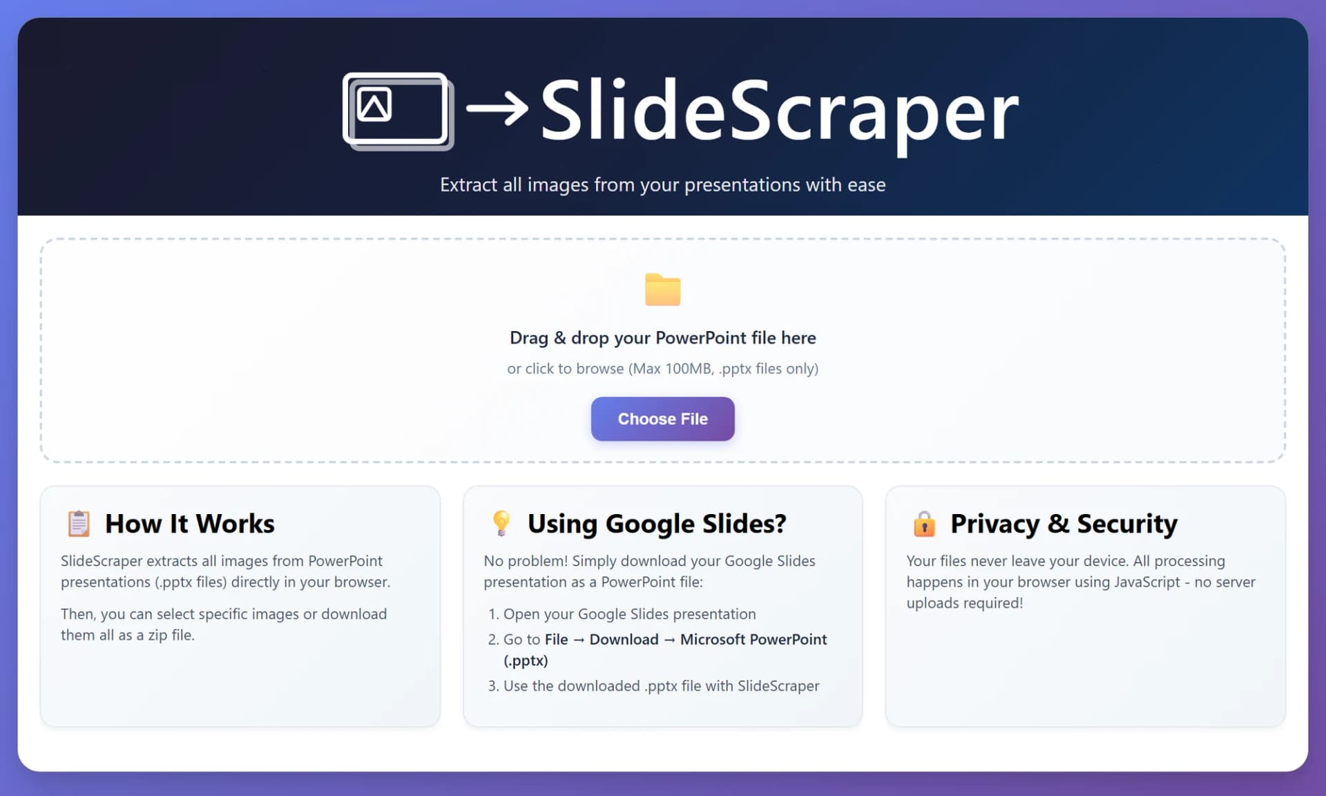 SlideScraper, image 1 of 1