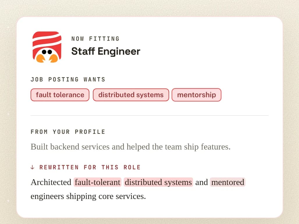 BetterShell (AI Résumé Tailor)